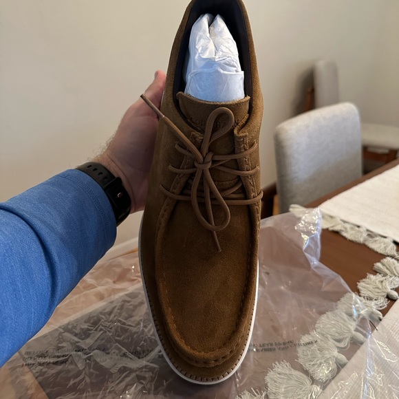 Cole Haan - OG Moc Toe Chukka, Brown Suede Water Resistant, Size12M - Picture 3 of 5